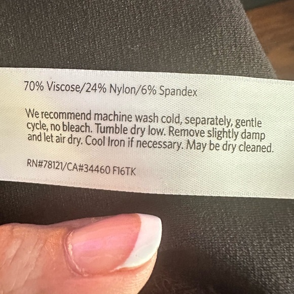 EILEEN FISHER KNIT Brown elastic waist coastal grandma stetch ankle pants 2X - Picture 10 of 11